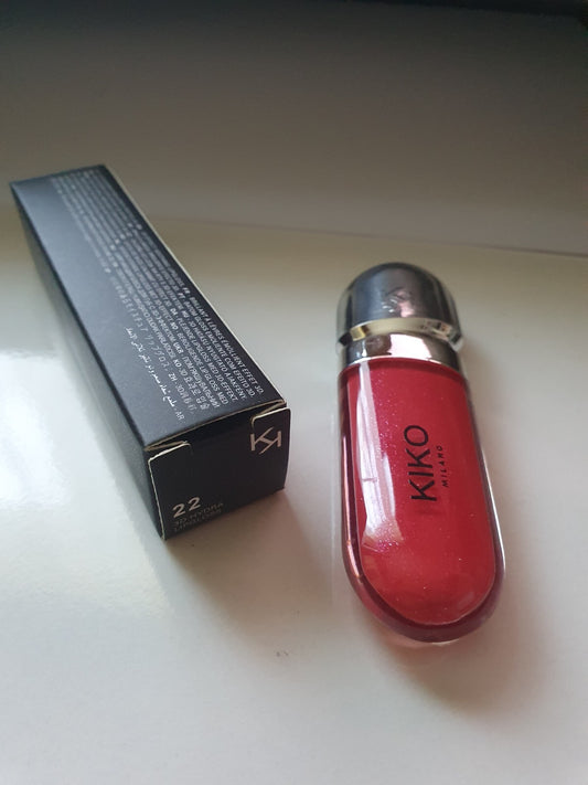 KIKO Milano 3D Hydra Lip Gloss 22 Sparkling Red Garnet
